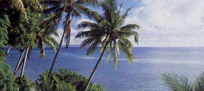 ein Seeblick von Fiji aus